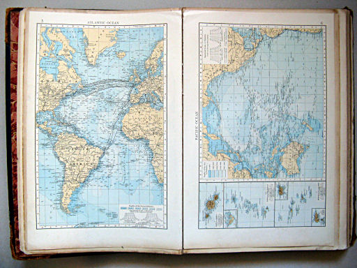 The Times Atlas 1900
5. Atlantic Ocean
6. Pacific Ocean
