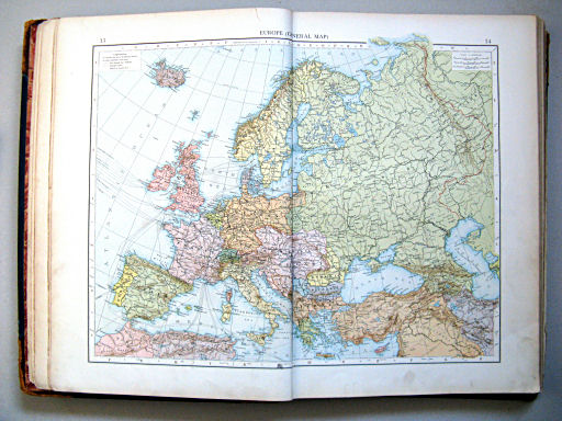 The Times Atlas 1900
13.14. Europe (general map)