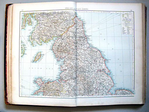 The Times Atlas 1900
17.18. England and Wales (north)