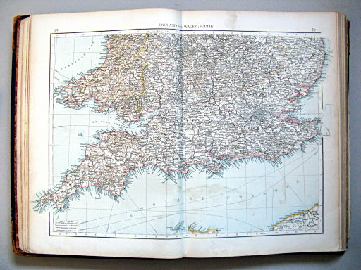 The Times Atlas 1900
19.20. England and Wales (south)