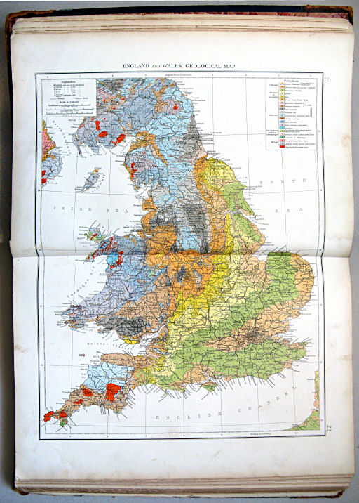 The Times Atlas 1900
21.22. England and Wales, geological map
