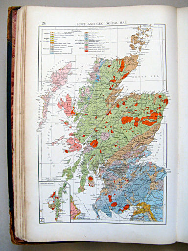 The Times Atlas 1900
25. Scotland, geological map