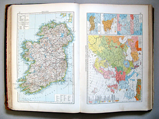 The Times Atlas 1900
27. Ireland
28. Ethnographic map of Europe