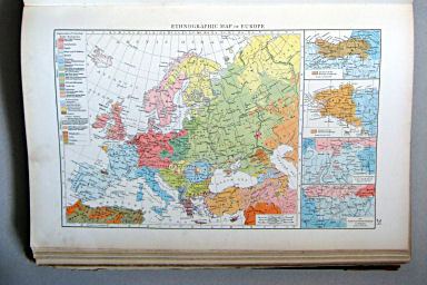 The Times Atlas 1900
28. Ethnographic map of Europe