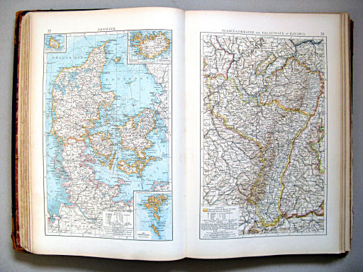 The Times Atlas 1900
37. Denmark
38. Alsace-Lorraine and Palatinate of Bavaria
