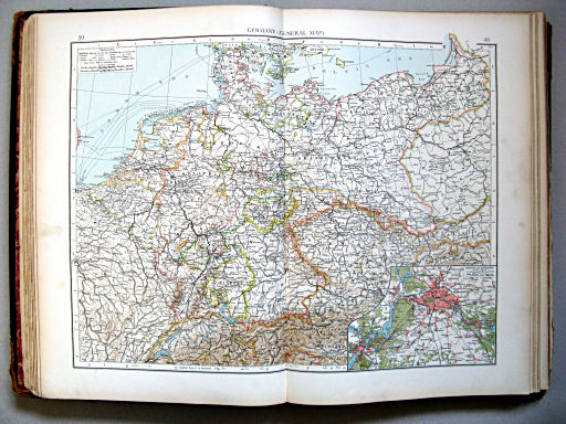 The Times Atlas 1900
39.40. Germany (general map)