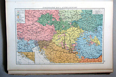 The Times Atlas 1900
50. Ethnographic map of Austria-Hungary