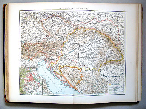 The Times Atlas 1900
51.52. Austria-Hungary (general map)