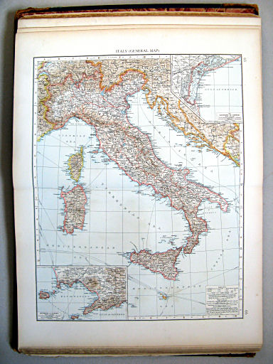 The Times Atlas 1900
65.66. Italy (general map)