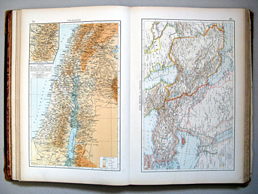 The Times Atlas 1900
79. Palestine
80. Asia Minor and Persia