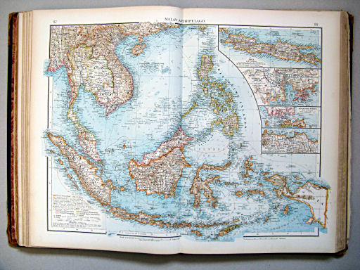 The Times Atlas 1900
87.88. Malay Archipelago