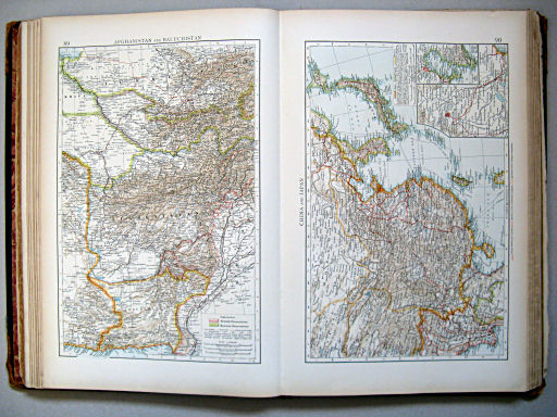 The Times Atlas 1900
89. Afghanistan and Baluchistan
90. China and Japan