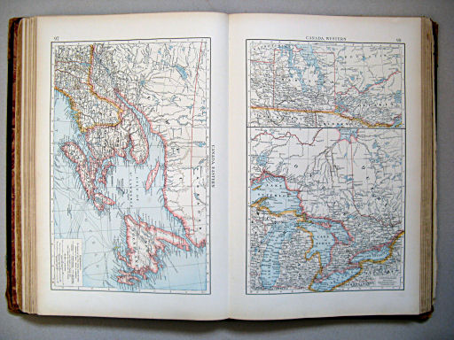 The Times Atlas 1900
97. Canada, eastern
98. Canada, western
