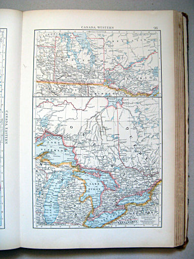 The Times Atlas 1900
98. Canada, western