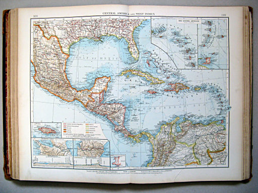 The Times Atlas 1900
109.110. Central America and West Indies