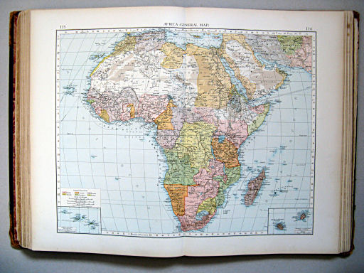 The Times Atlas 1900
115.116. Africa (general map)