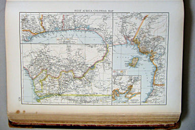 The Times Atlas 1900
125. West Africa, colonial map