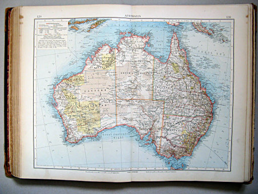 The Times Atlas 1900
129.130. Australia