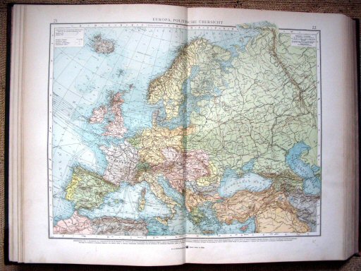 Andrees öst.-ung. Handatlas 1904
Europa (kaart 21.22)