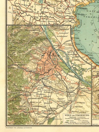 Andrees öst.-ung. Handatlas 1904
Wenen (bijkaart 31.32)