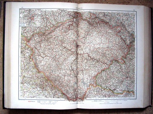 Andrees öst.-ung. Handatlas 1904
Bohemen (kaart 33.34)