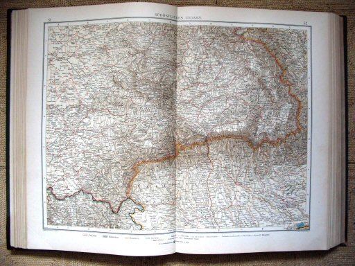 Andrees öst.-ung. Handatlas 1904
Zuidoost-Hongarije (kaart 51.52)