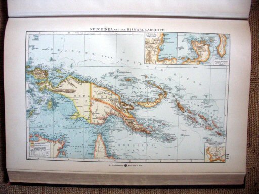 Andrees öst.-ung. Handatlas 1904
Nieuw-Guinea (kaart 184)