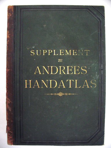 Supplement Andrees Handatlas 1887
Boekband