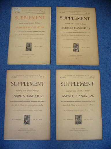 Supplement Andrees 1893
De vier afleveringen
