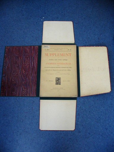 Supplement Andrees 1893
Bewaarmap met kaarten