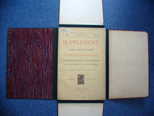 Supplement Andrees 1893
Bewaarmap met kaarten