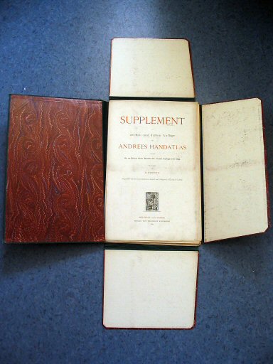 Supplement Andrees 1899
Bewaarmap met kaarten