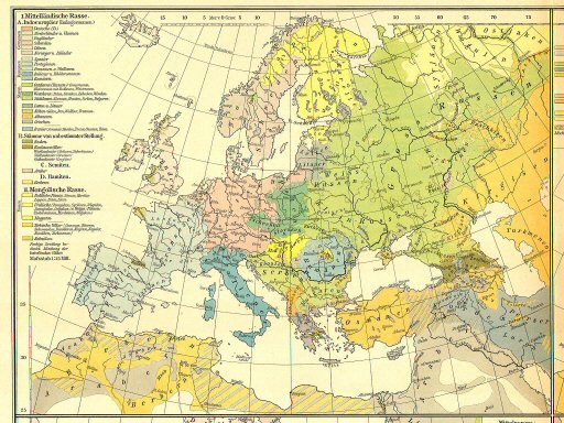 Supplement Andrees 1899
Europa, talen (kaart 15.16)