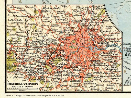 Supplement Andrees 1899
Londen (bijkaart 21.22)