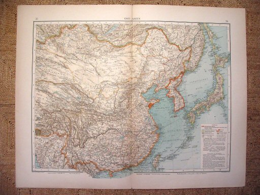 Supplement Andrees 1899
Oost-Azië (kaart 33.34)