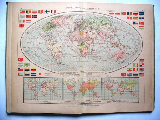 Ergänzungsband Andrees 1922
Koloniën, verkeer (kaart 1.2)