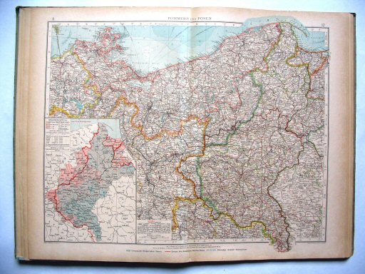 Ergänzungsband Andrees 1922
Pommeren en Posen (kaart 11.12)