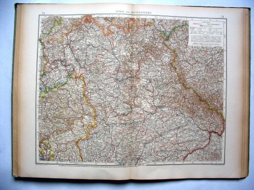 Ergänzungsband Andrees 1922
Noord- en Midden-Beieren (kaart 23.24)