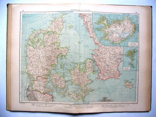 Ergänzungsband Andrees 1922
Denemarken (kaart 41.42)