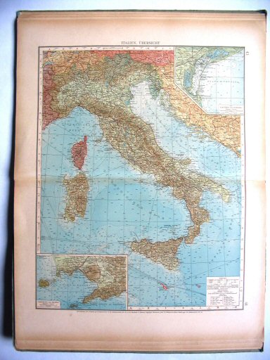 Ergänzungsband Andrees 1922
Italië (kaart 43.44)
