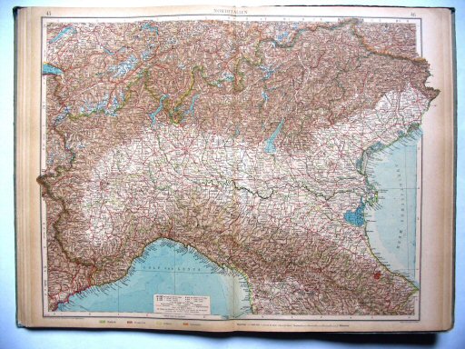 Ergänzungsband Andrees 1922
Noord-Italië (kaart 45.46)