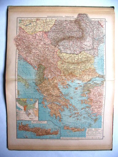 Ergänzungsband Andrees 1922
Balkan (kaart 47.48)