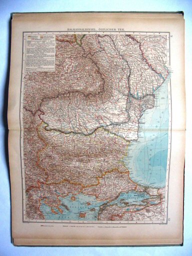 Ergänzungsband Andrees 1922
Balkan, oost (kaart 51.52)