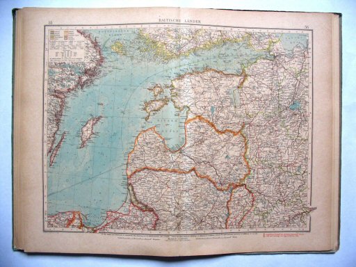 Ergänzungsband Andrees 1922
Baltische staten (kaart 55.56)