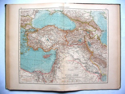 Ergänzungsband Andrees 1922
Midden-Oosten (kaart 59.60)