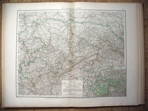 Volks u. Familien-Atlas 1905
Koninkrijk Saksen (kaart 19.20)