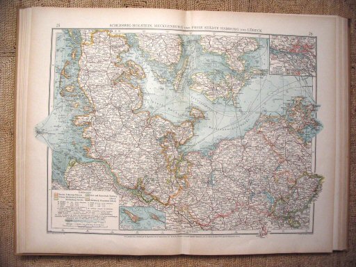 Volks u. Familien-Atlas 1905
Noord-Duitsland (kaart 25.26)