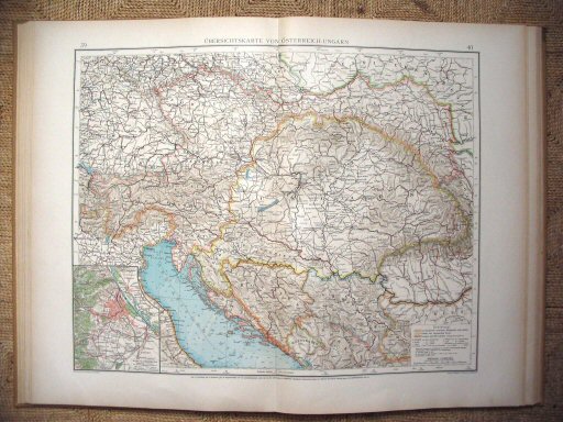 Volks u. Familien-Atlas 1905
Oostenrijk-Hongarije (kaart 39.40)
