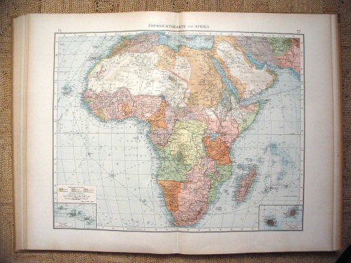 Volks u. Familien-Atlas 1905
Afrika (kaart 76.77)