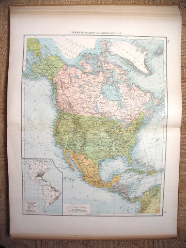 Volks u. Familien-Atlas 1905
Noord-Amerika (kaart 86.87)